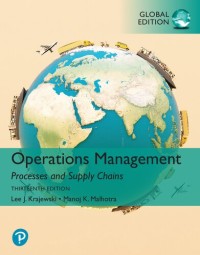 Image of Operations management : processes and supply chains (e-Book Magister Manajemen)