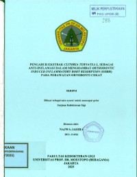 Image of Pengaruh Ekstrak Clitoria Ternatea L. Sebagai Anti-Inflamasi dalam Menghambat Orthodontic Induced Inflamatory Root Resorption (OIIRR) pada Perawatan Ortodonti Cekat