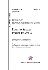 Image of PSAK No. 8 (revisi 2010) : Peristiwa Setelah Periode Pelaporan