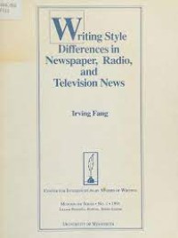 Image of Writing Style Diferences In Newspaper, Radio and Television News