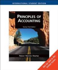 Principles of Accounting (International Student Edition)
