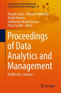 Proceedings of Data Analytics and Management: ICDAM 2021, Volume 1 (e-Prosiding Magister Manajemen)